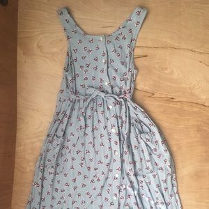Cottage core mid length vintage dress
